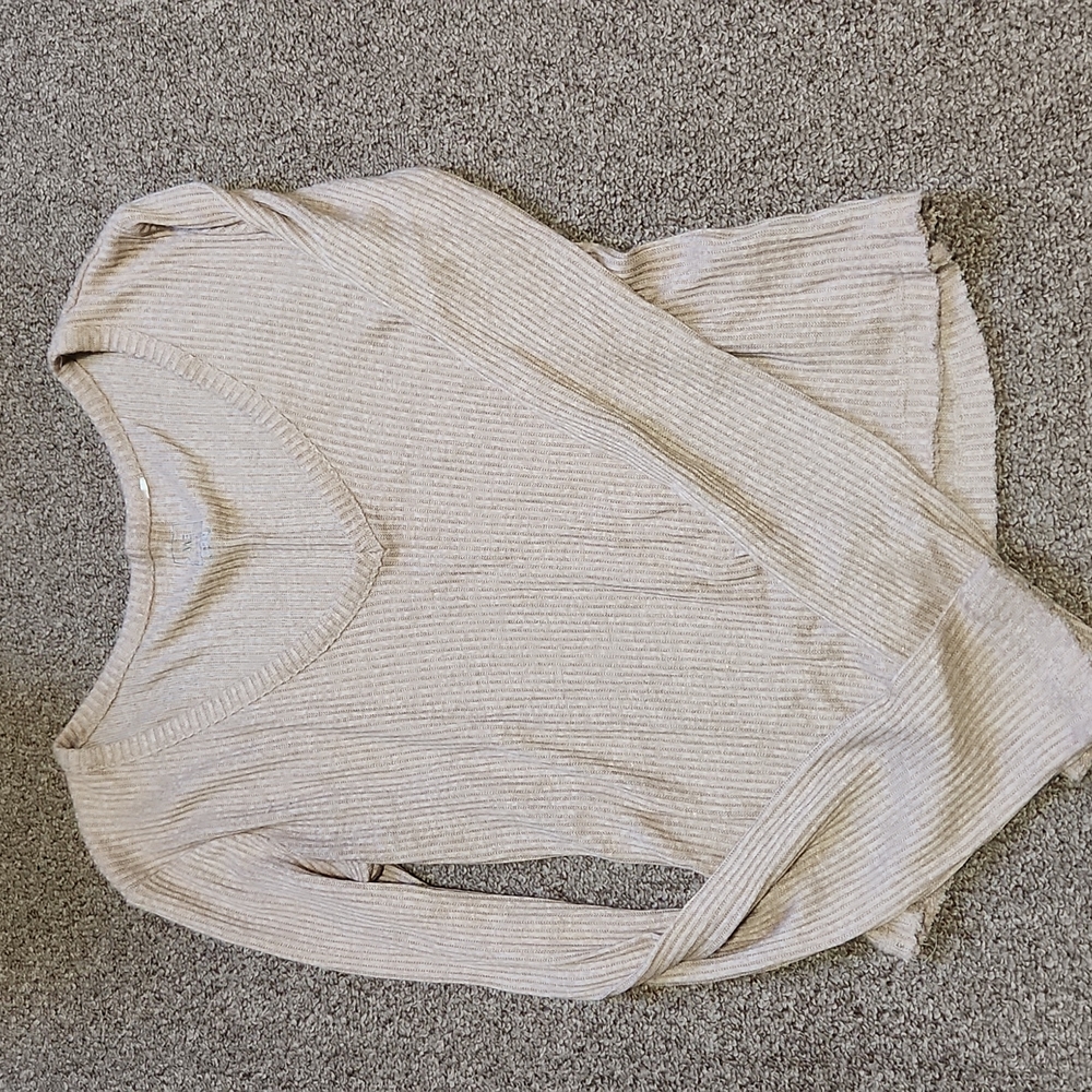 Large- Tan Long Sleeve